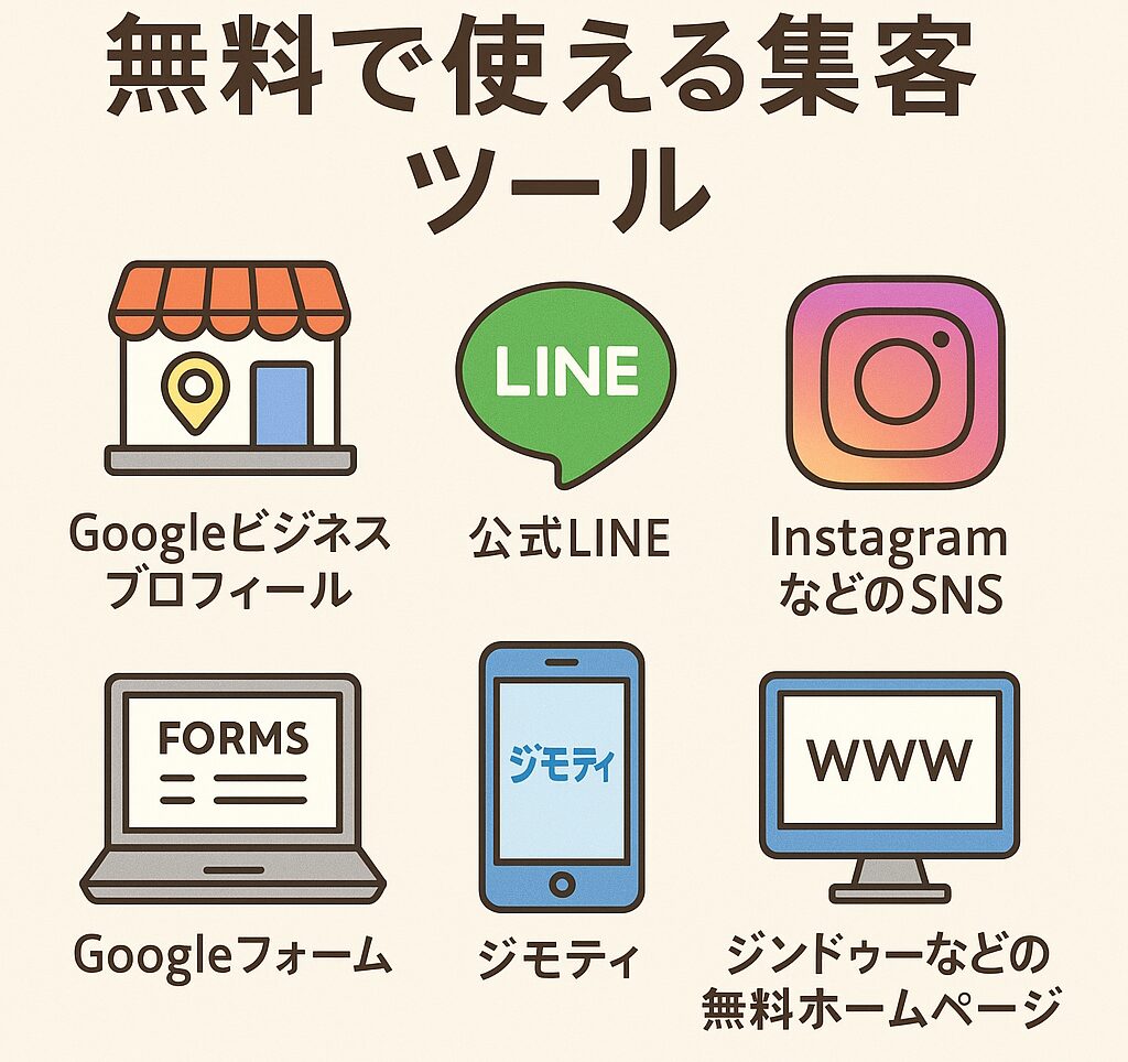 【保存版】無料で使える集客ツールまとめ！発信と更新がカギ🔑
