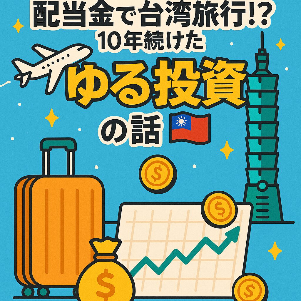 【配当金で台湾旅行!?】10年続けた“ゆる投資”の話💰🇹🇼