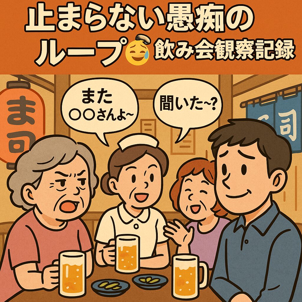 📣 田舎の飲み会で聞こえてくる“愚痴マラソン”──心理学で深掘りしてみた 😊🎉
