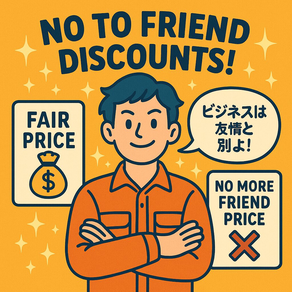 ⭐️⭐️「友達価格」で失ったもの――若き日の私が学んだ“ビジネスの境界線”
