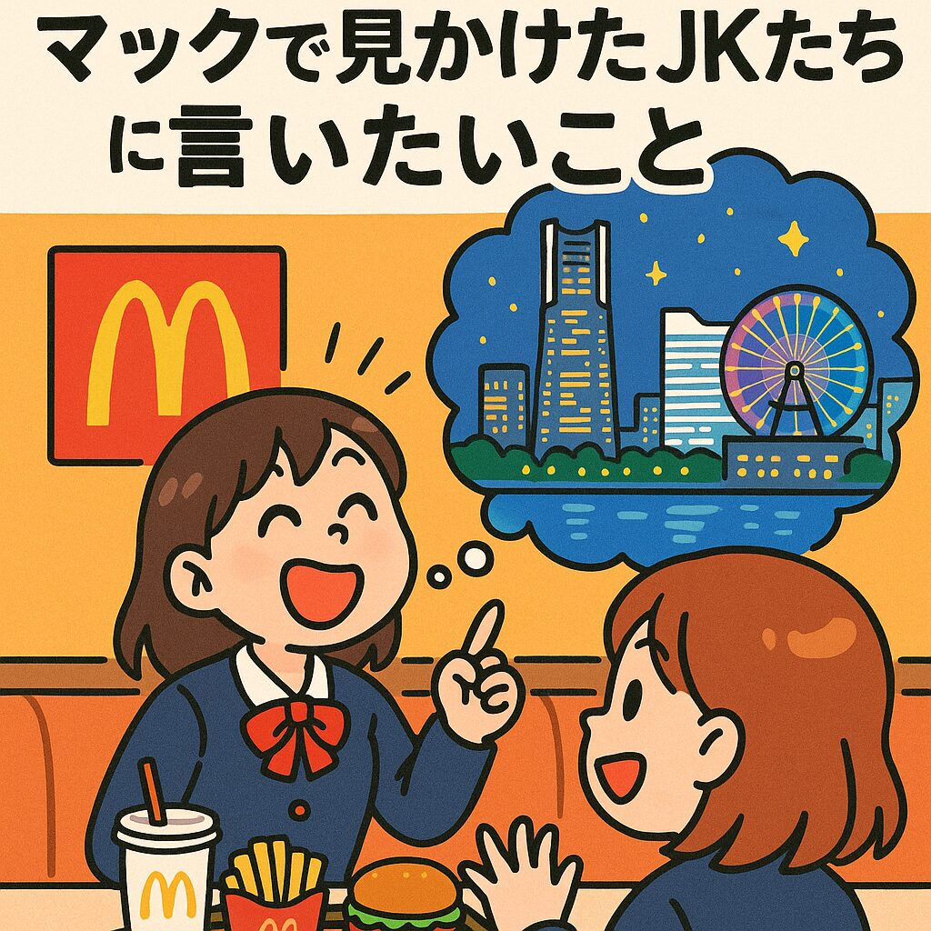 👩‍🎓『神奈川→沖縄移住組が、マックで見かけたJKたちに言いたいこと』