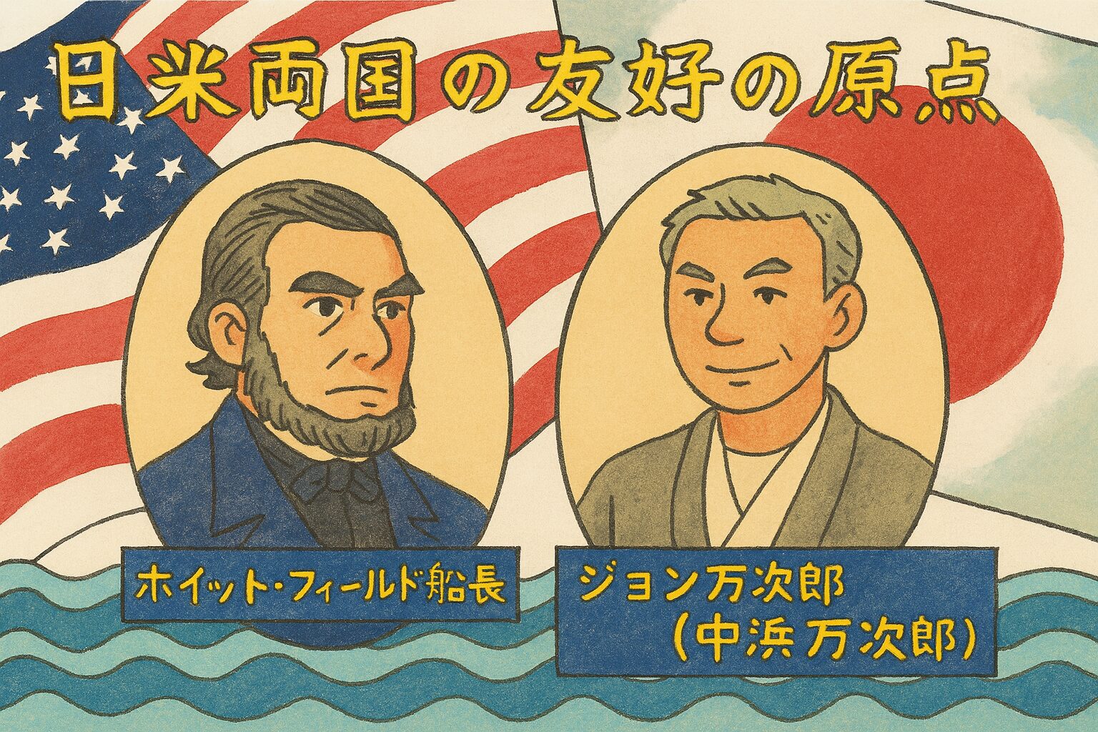 🌊ジョン万次郎を救った男、ウィリアム・ホイットフィールド