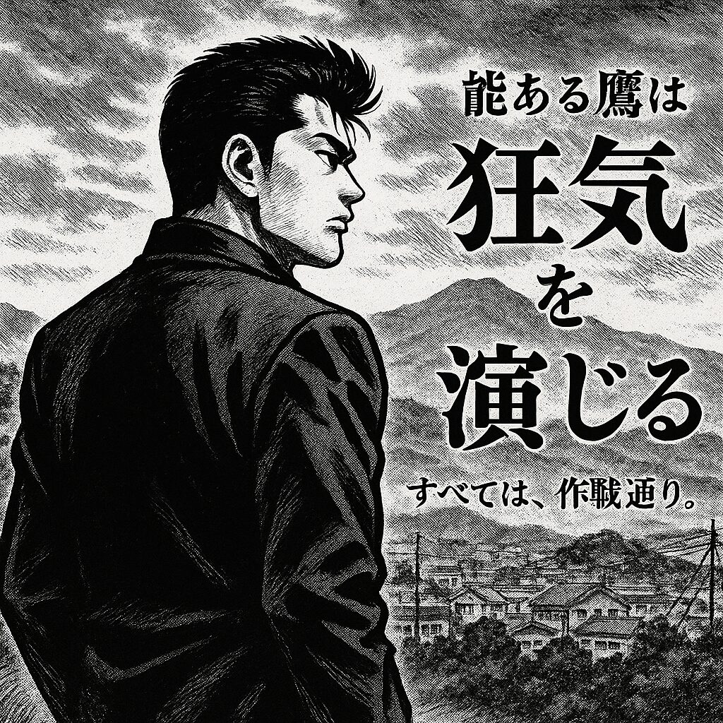 能ある鷹は爪を隠し、狂気を演じる