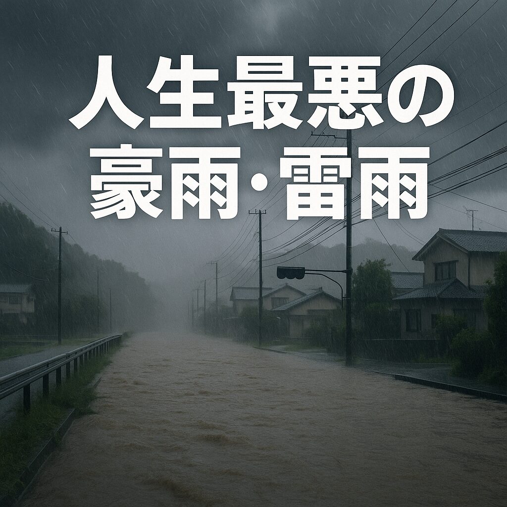 姶良在住1年目、人生最悪レベルの豪雨と雷雨 〜隣の霧島市も甚大な被害〜