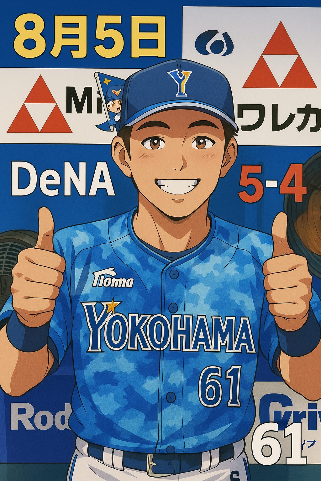 【2025年8月5日｜DeNA 5-4サヨナラ勝ち】両チームホームラン祭り、でも蝦名劇打でスタナイ11連勝！