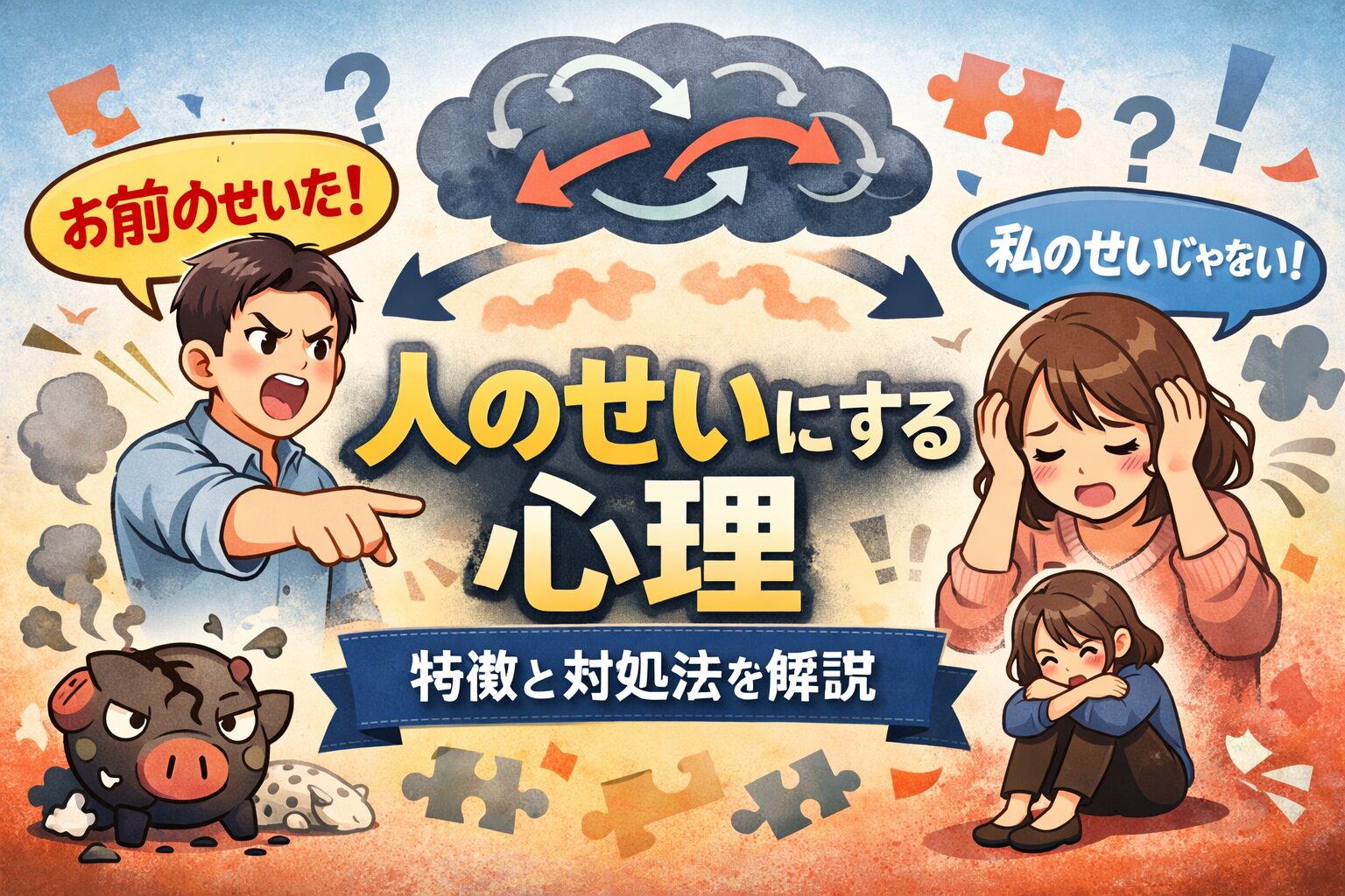 人のせいにしてしまう人って、結局なにが起きてるの？（自分の経験ベースで整理してみた）