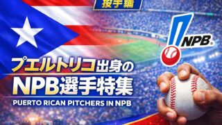 日本プロ野球で活躍したプエルトリコ出身投手まとめ｜NPBベストピッチャーは誰？