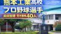 熊本工業高校出身のプロ野球選手一覧(2026年) 熊本工業高校出身のプロ野球選手一覧(2026年)