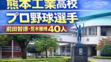熊本工業高校出身のプロ野球選手一覧（2026年）